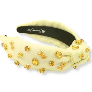 Adult Size Childhood Cancer Awareness Headband-Brianna Cannon Outlet