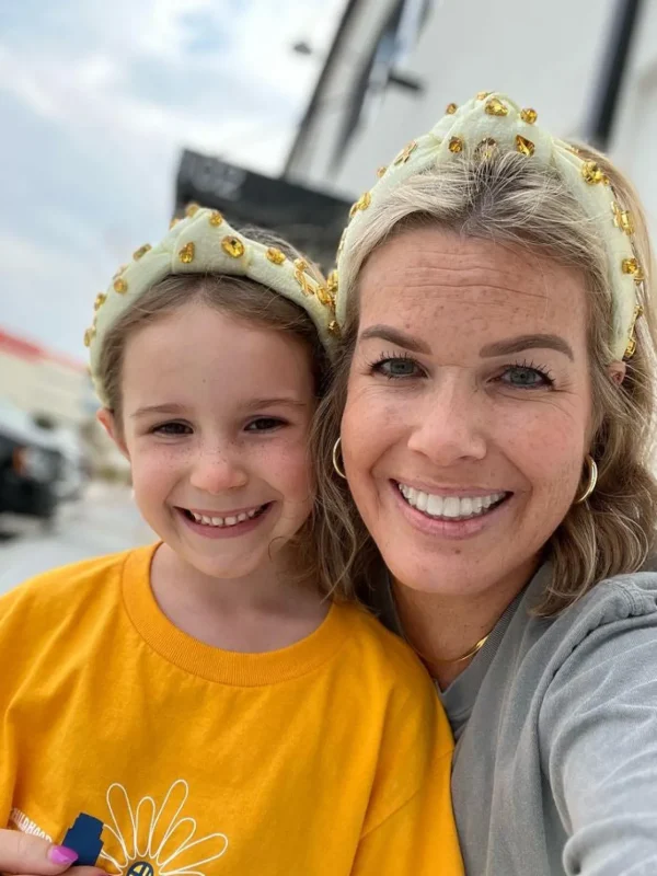 Adult Size Childhood Cancer Awareness Headband-Brianna Cannon Outlet