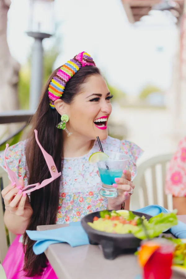 Adult Size Fiesta Ruffle Rainbow Headband-Brianna Cannon Online