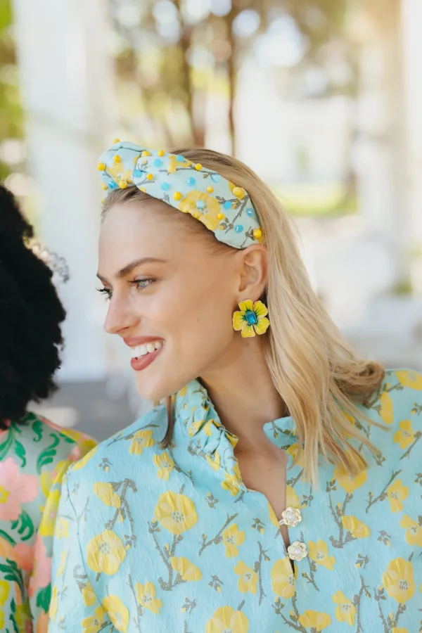 Adult Size Golden Cali Flowers Headband-Brianna Cannon Hot