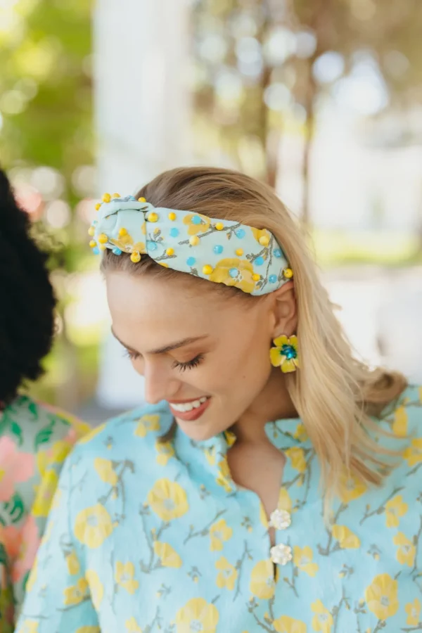 Adult Size Golden Cali Flowers Headband-Brianna Cannon Hot