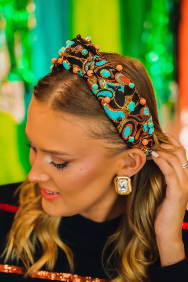 Adult Size Meadow Butterfly Headband With Cabachons-Brianna Cannon New