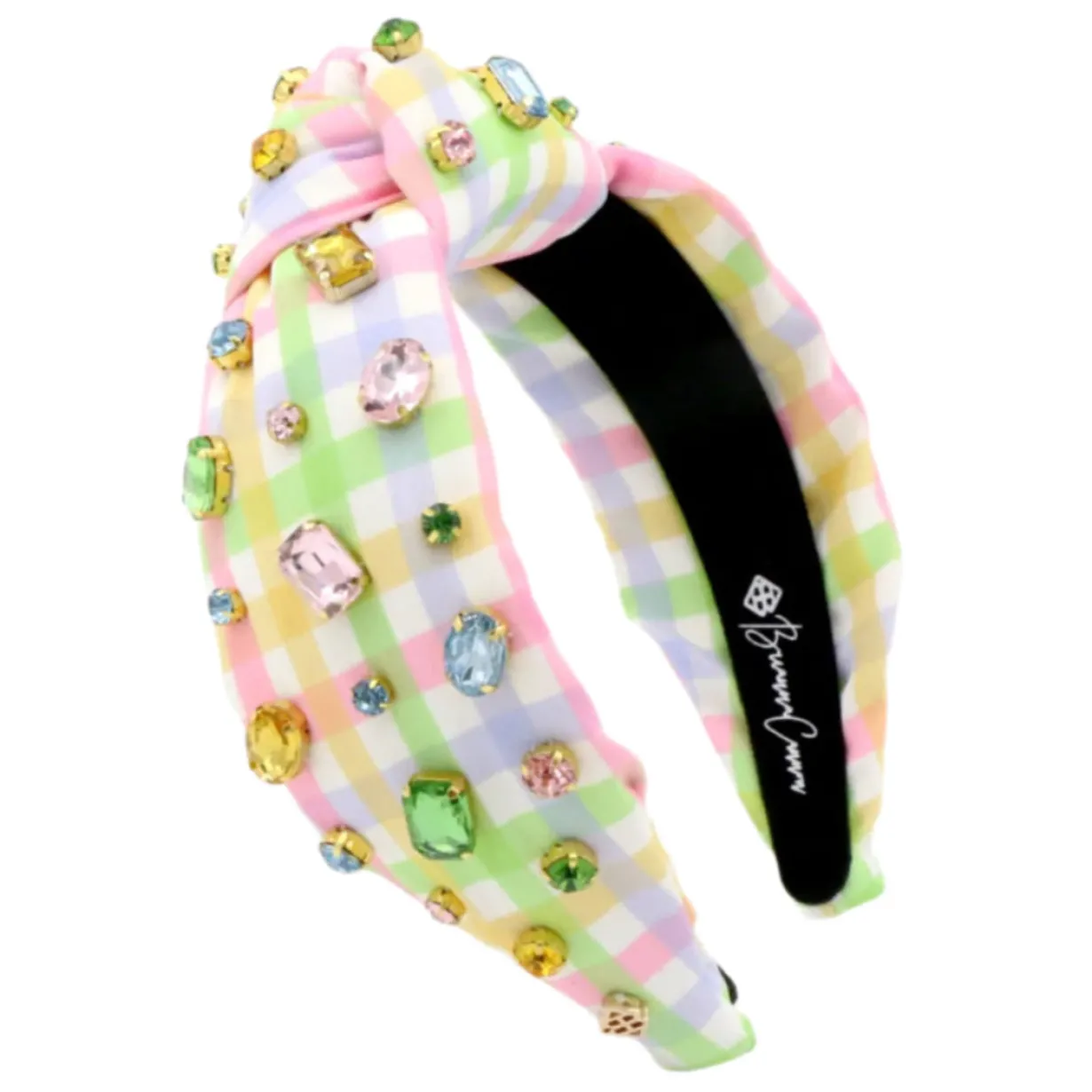 Adult Size Multicolor Gingham Headband-Brianna Cannon Hot