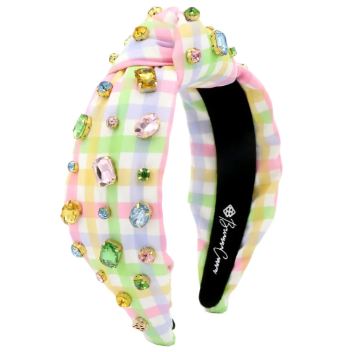 Adult Size Multicolor Gingham Headband-Brianna Cannon Hot
