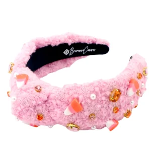 Adult Size Pink Candy Corn Headband with Crystals-Brianna Cannon Sale