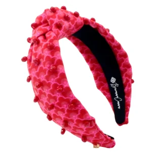 Adult Size Pink Scalloped Headband with Pink Beads-Brianna Cannon Discount