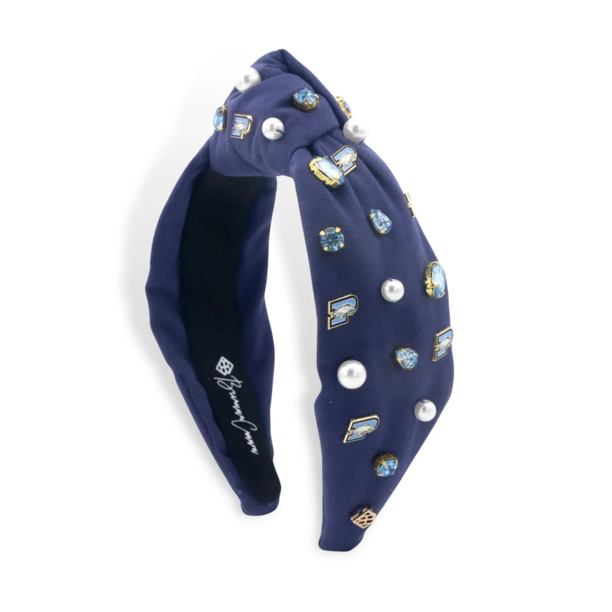 adult_size_prince_of_peac_0-1.webp Adult Size Prince of Peace Logo Headband With Pearls and Crystals-Brianna Cannon Sale