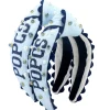 Adult Size Prince of Peace Cross-stitch Headband With Pearls and Crystals-Brianna Cannon Hot