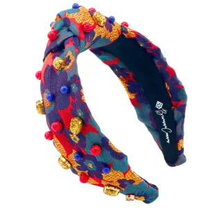 Adult Size Red & Blue Primary Floral Headband-Brianna Cannon Discount
