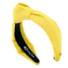 Adult Size Solid Tweed and Gold Headband in Yellow-Brianna Cannon Online