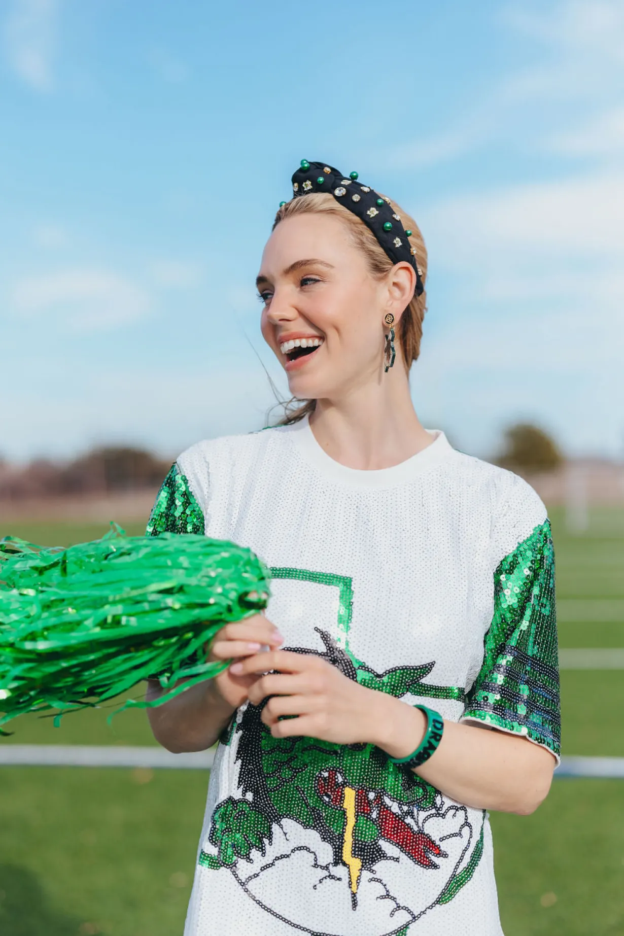 adult_size_southlake_carr_4.webp Adult Size Southlake Carroll Logo Headband With Pearls and Crystals-Brianna Cannon Online