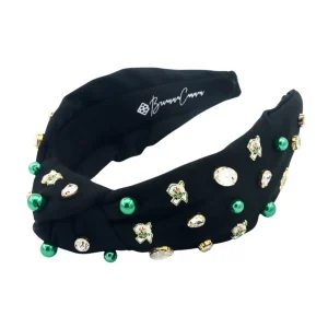 Adult Size Southlake Carroll Logo Headband With Pearls and Crystals-Brianna Cannon Online
