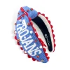 Adult Size TCA TROJANS Cross Stitch Headband-Brianna Cannon Sale