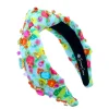 Adult Size Tropics Floral Headband With Crystals-Brianna Cannon Hot