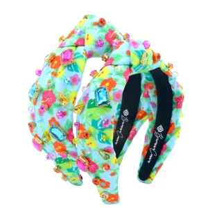 Adult Size Tropics Floral Headband With Crystals-Brianna Cannon Hot