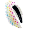 Adult Size White Headband with Rainbow Beads-Brianna Cannon Discount