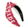 Alabama Adult Size ROLL TIDE Cross Stitch Headband-Brianna Cannon Fashion
