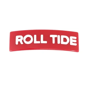 Alabama Crimson ROLL TIDE Rectangle Barrette Clip-Brianna Cannon Best