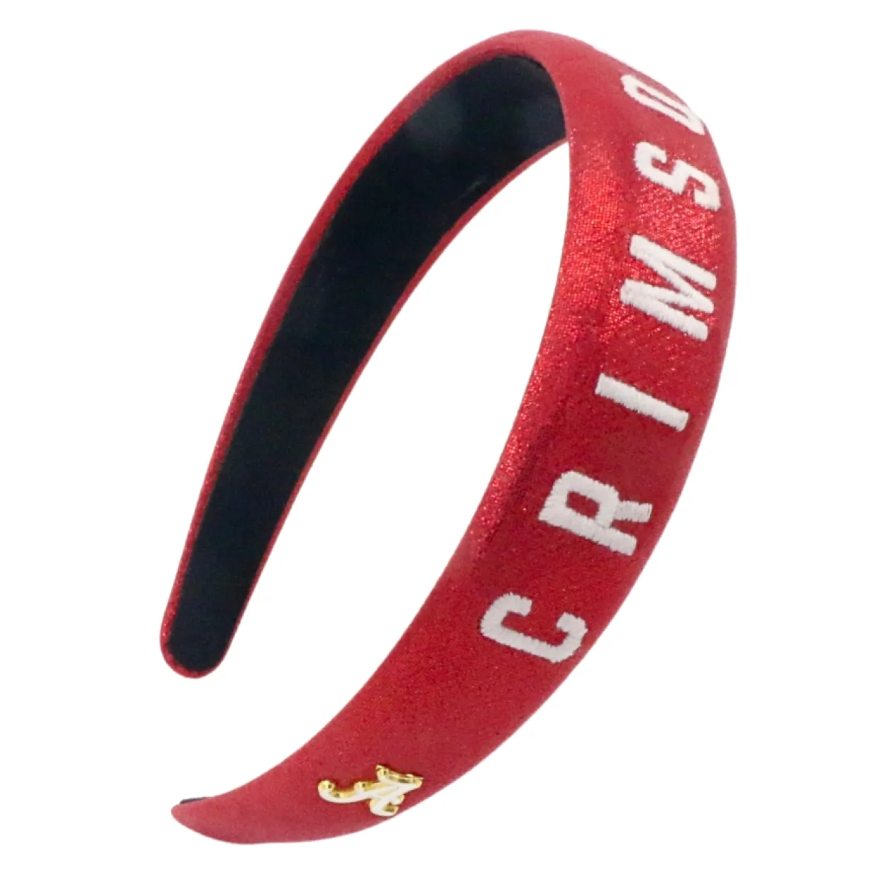 alabama_crimson_thin_embr_4.webp Alabama Crimson Thin Embroidered Headband-Brianna Cannon New