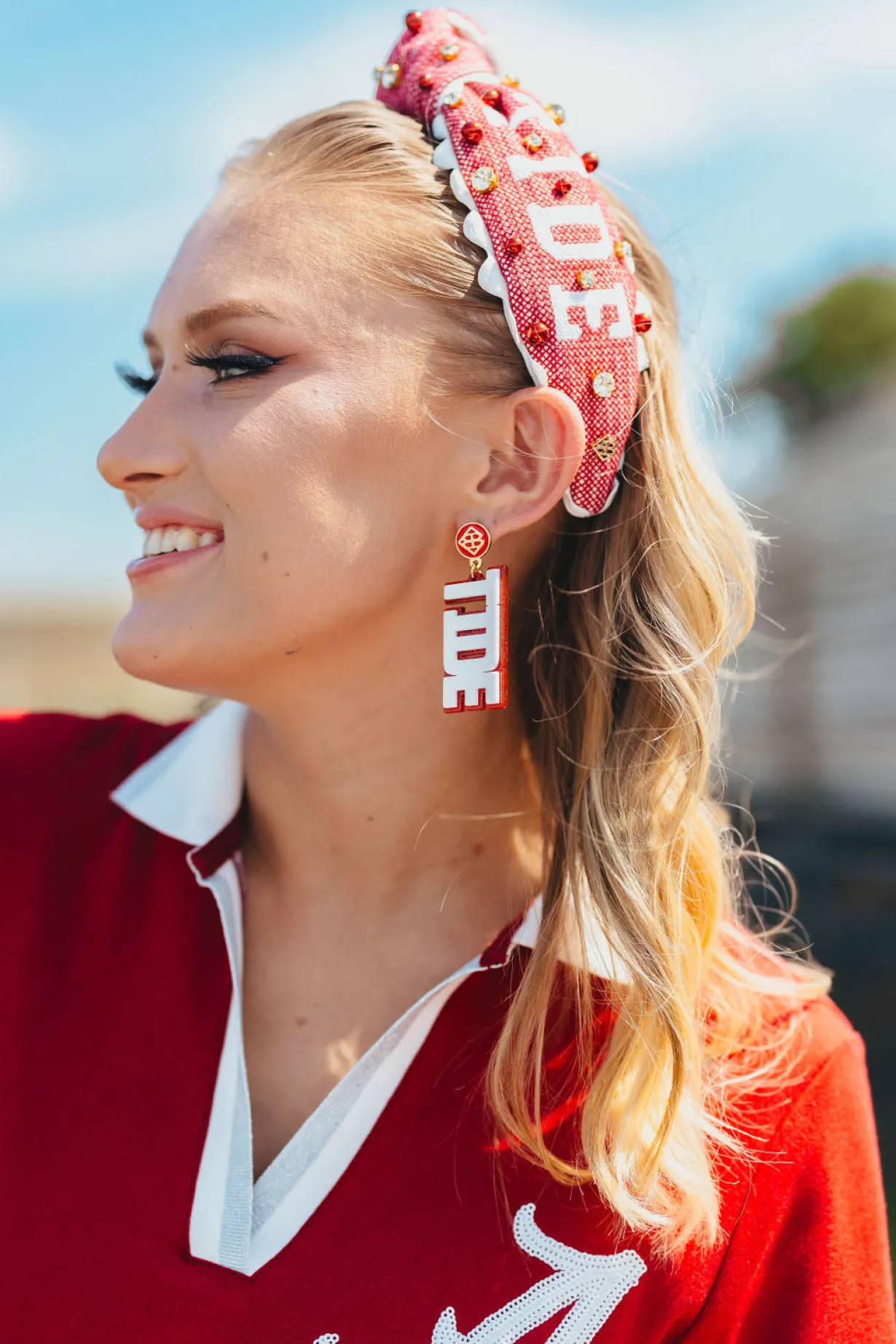 alabama_white__crimson_gl_1-1.webp Alabama White & Crimson Glitter ROLL TIDE Earrings-Brianna Cannon Fashion
