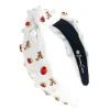 Alabama White Logo Headband-Brianna Cannon Fashion
