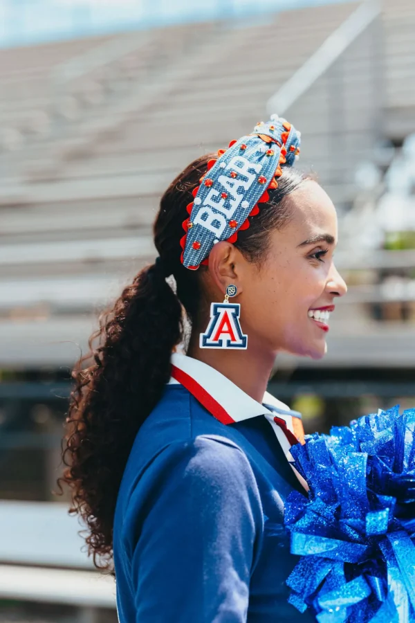 Arizona BEAR DOWN Adult Cross Stitch Headband-Brianna Cannon Discount