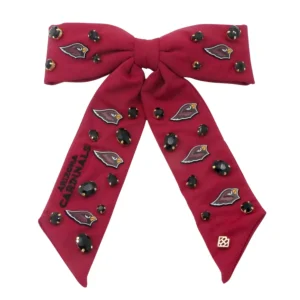 Arizona Cardinals Red Bow Barrette-Brianna Cannon Clearance