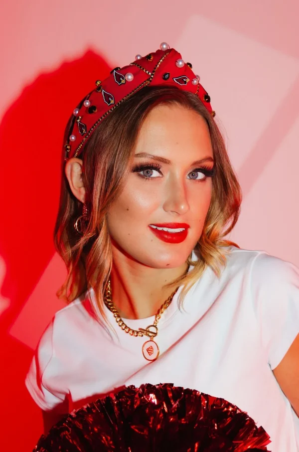 Arizona Cardinals Red Logo Headband-Brianna Cannon Best