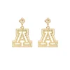 Arizona Gold Logo Earring with BC Logo-Brianna Cannon Fashion