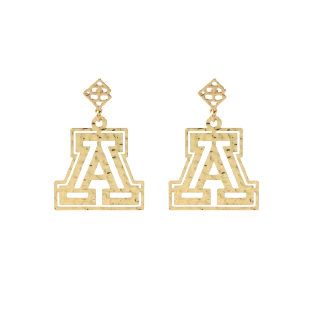 arizona_gold_logo_earring_0.webp Arizona Gold Logo Earring with BC Logo-Brianna Cannon Fashion
