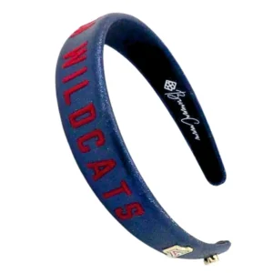 Arizona Navy Thin Embroidered Headband-Brianna Cannon Hot