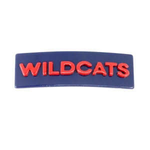 Arizona Navy WILDCATS Rectangle Barrette Clip-Brianna Cannon Hot