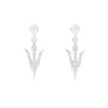 Arizona State Silver Logo Earring with BC Logo-Brianna Cannon Clearance