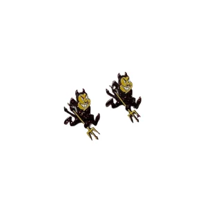 Arizona State Sun Devil Stud Earrings-Brianna Cannon New
