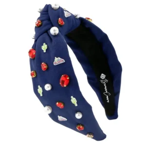 Arizona Vintage Cactus Logo Navy Headband-Brianna Cannon New