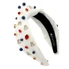 Arizona White Logo Headband-Brianna Cannon Hot