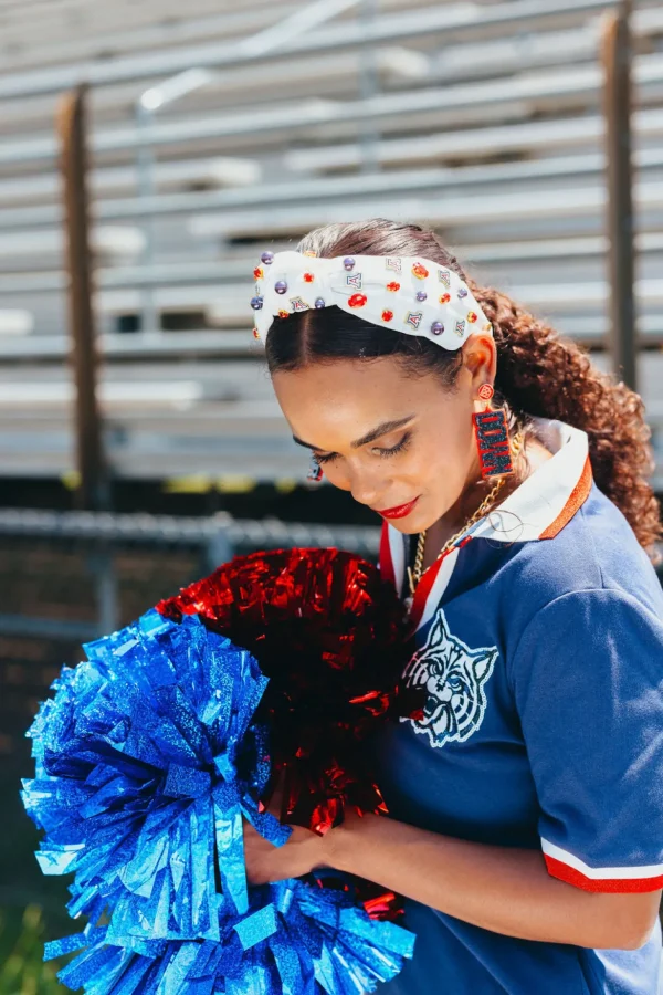 Arizona White Logo Headband-Brianna Cannon Hot
