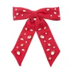 Arkansas Cardinal Red Bow Barrette-Brianna Cannon Hot