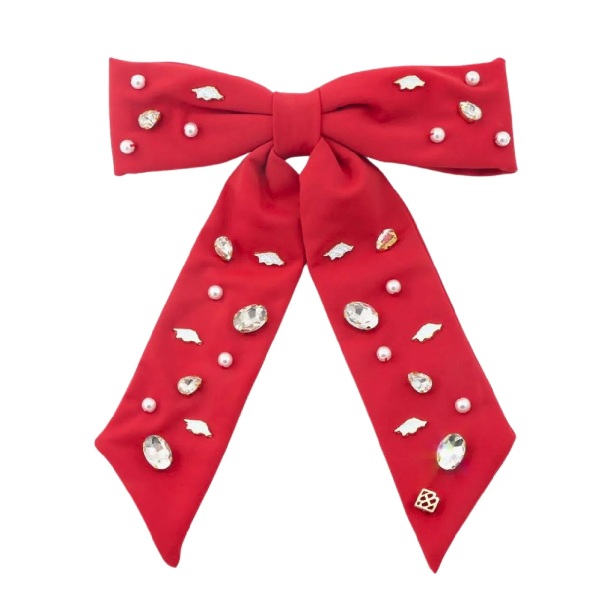arkansas_cardinal_red_bow_0.webp Arkansas Cardinal Red Bow Barrette-Brianna Cannon Hot