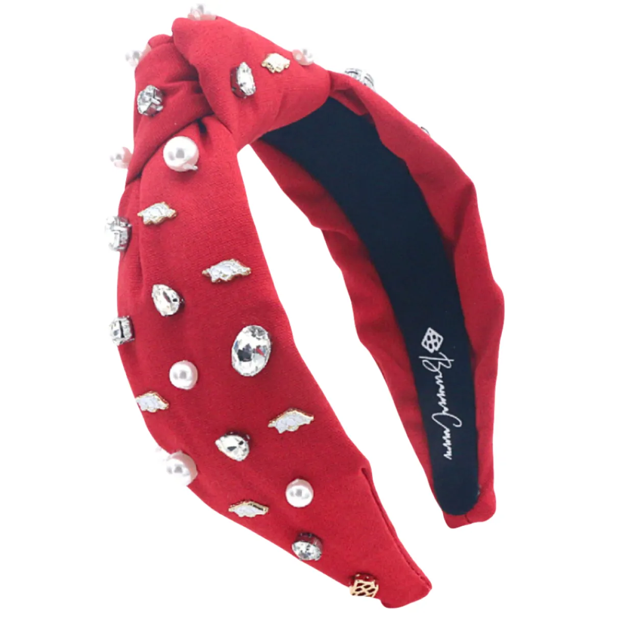 arkansas_cardinal_red_log_0.webp Arkansas Cardinal Red Logo Headband-Brianna Cannon Fashion