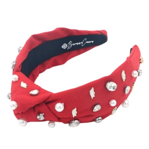 Arkansas Cardinal Red Logo Headband-Brianna Cannon Fashion
