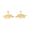 Arkansas Gold Running Razorback Earring with BC Logo-Brianna Cannon Hot