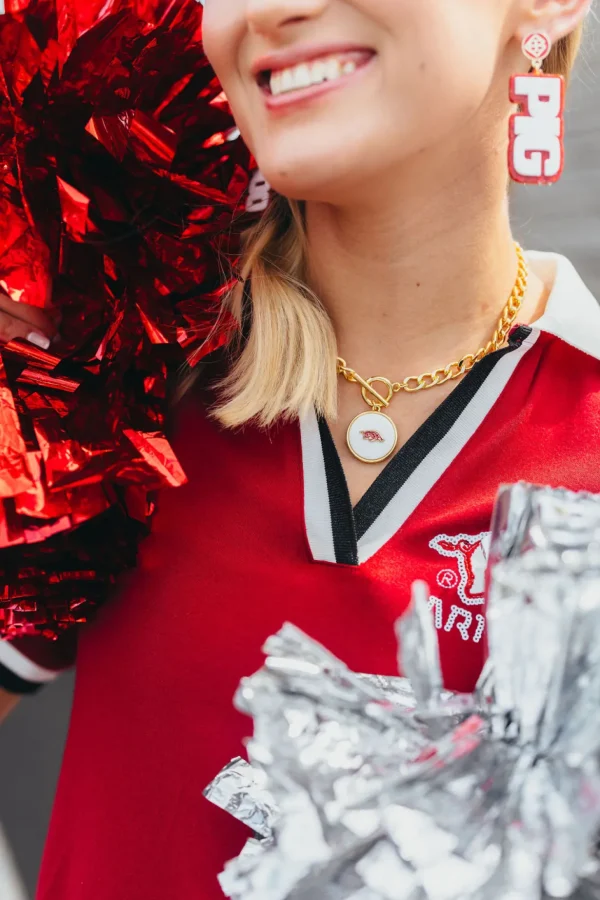 Arkansas Logo Necklace-Brianna Cannon Online