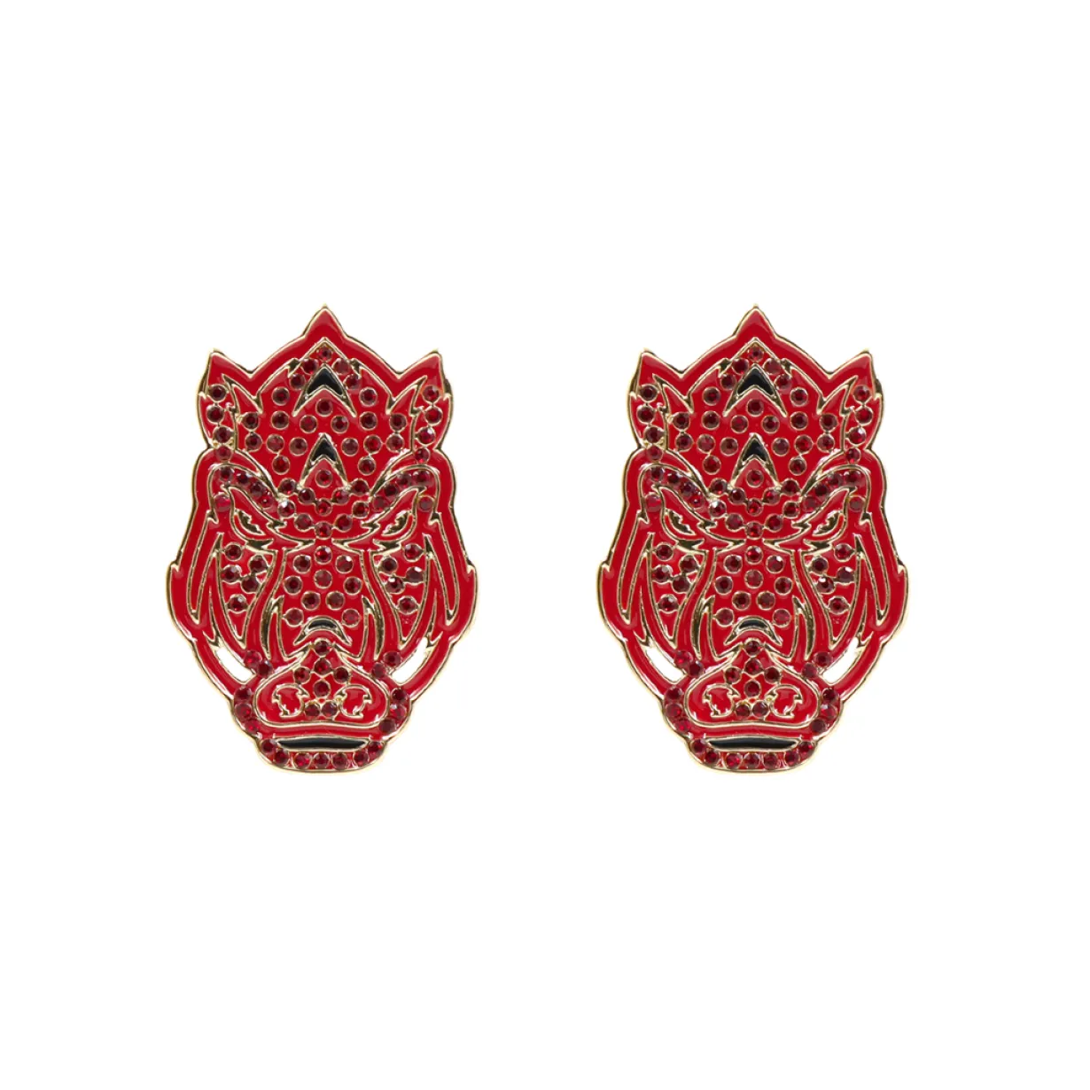 arkansas_pav_logo_studs_0.webp Arkansas Pavé Logo Studs-Brianna Cannon Outlet
