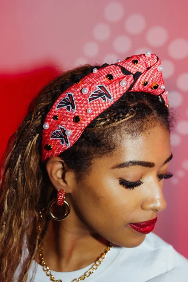 Atlanta Falcons Adult Cross Stitch Headband-Brianna Cannon Discount