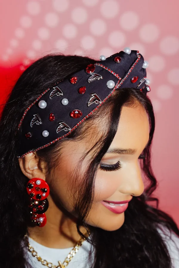 Atlanta Falcons Black Logo Headband-Brianna Cannon Best