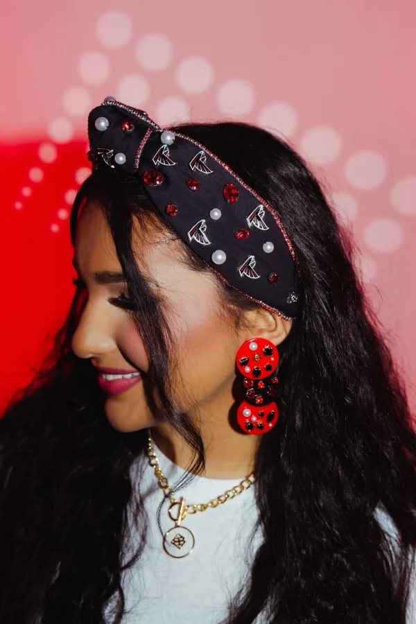Atlanta Falcons Black Logo Headband-Brianna Cannon Best