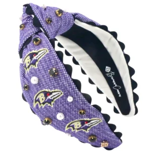 Baltimore Ravens Adult Cross Stitch Headband-Brianna Cannon Clearance