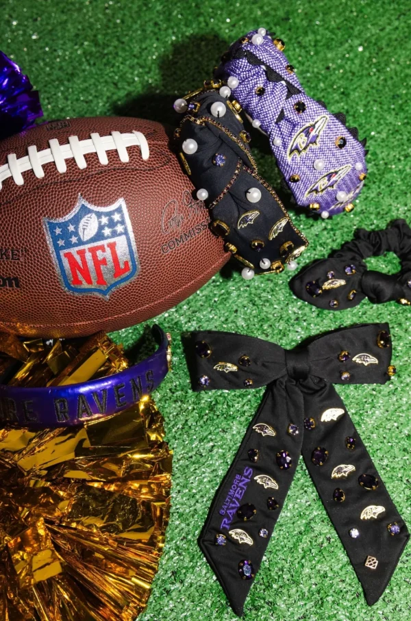 Baltimore Ravens Adult Cross Stitch Headband-Brianna Cannon Clearance
