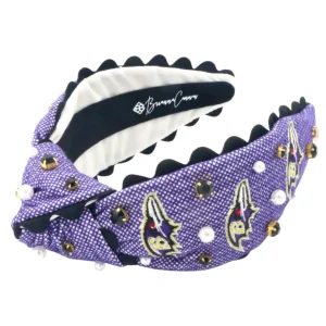 Baltimore Ravens Adult Cross Stitch Headband-Brianna Cannon Clearance